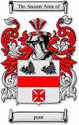 Pont Code of Arms English Family Shield