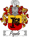 Popolo Family Coat of Arms - Italian