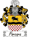 Porcara Family Coat of Arms - Italian