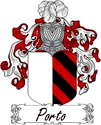 Porto Family Coat of Arms - Italian