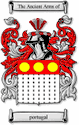 Portugal Code of Arms English Family Shield