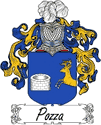 Pozza Family Coat of Arms - Italian