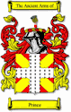 Prince Code of Arms English Family Shield