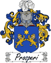 Prosperi Family Coat of Arms - Italian