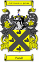 Purtell Family Shield Ireland Coat of Arms