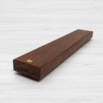 Benchcrafted Mag-Blok Magnetic Knife Rack 12 in Walnut