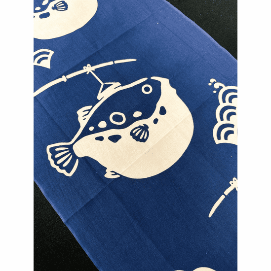 Tenugui Towel: Blowfish