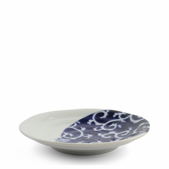 Blue and White Cat Burglar Plate 6.5 Inch