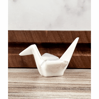 Ceramic Crane Chopsticks Holder