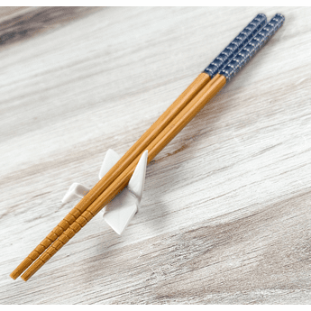 Ceramic Crane Chopsticks Holder