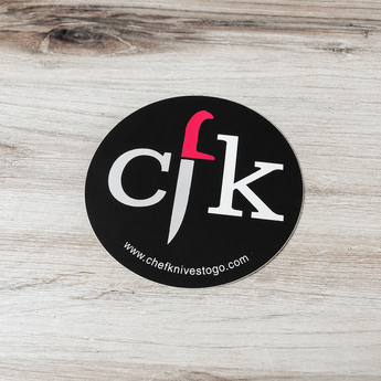 Chef Knives To Go Round Sticker