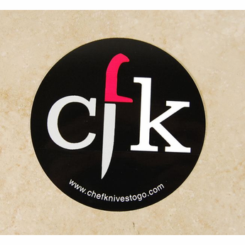 Chef Knives To Go Round Sticker