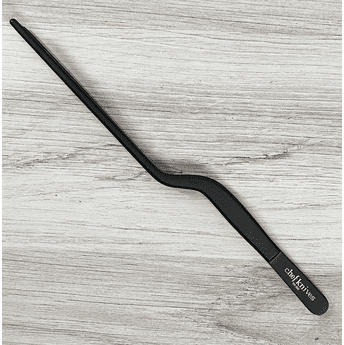 Chefknivestogo Black Offset Tweezers