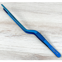 Visit Chefknivestogo Blue Offset Tweezers
