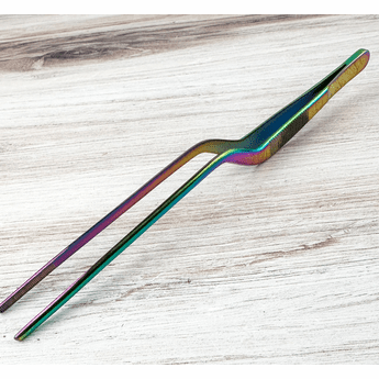 Chefknivestogo Rainbow Offset Tweezers