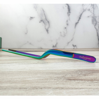 Chefknivestogo Rainbow Offset Tweezers