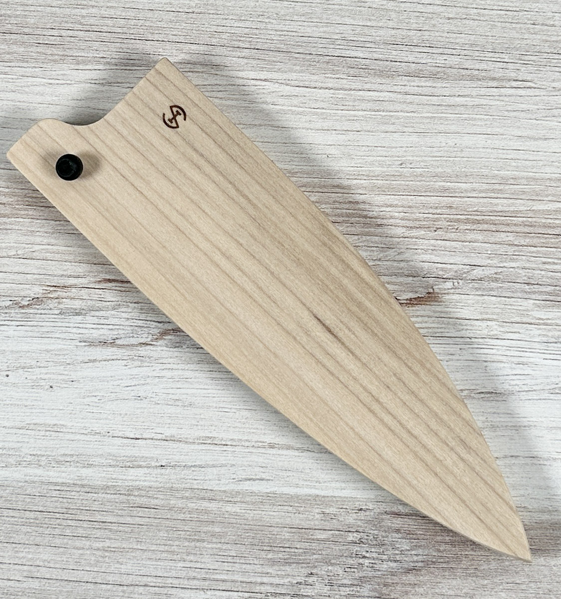 KSY ガイポップクナイ CKTG Petty Saya Tall 120mm|Magnolia Wood
