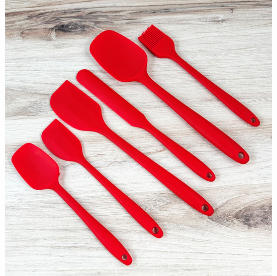 CKTG 6 Piece Silicone Baking Utensils Set