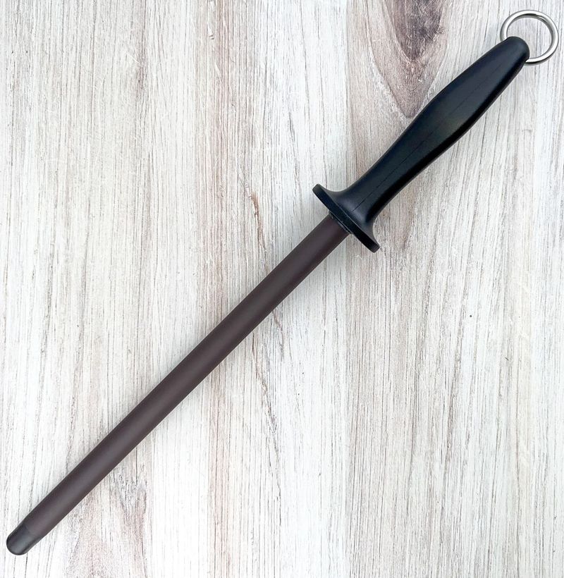 CKTG Black Ceramic Sharpening Rod 270mm - Chef Knives To Go