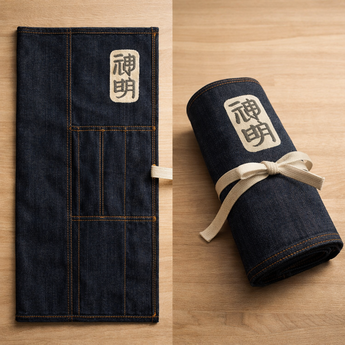 Kohetsu Denim Knife Roll 8pc