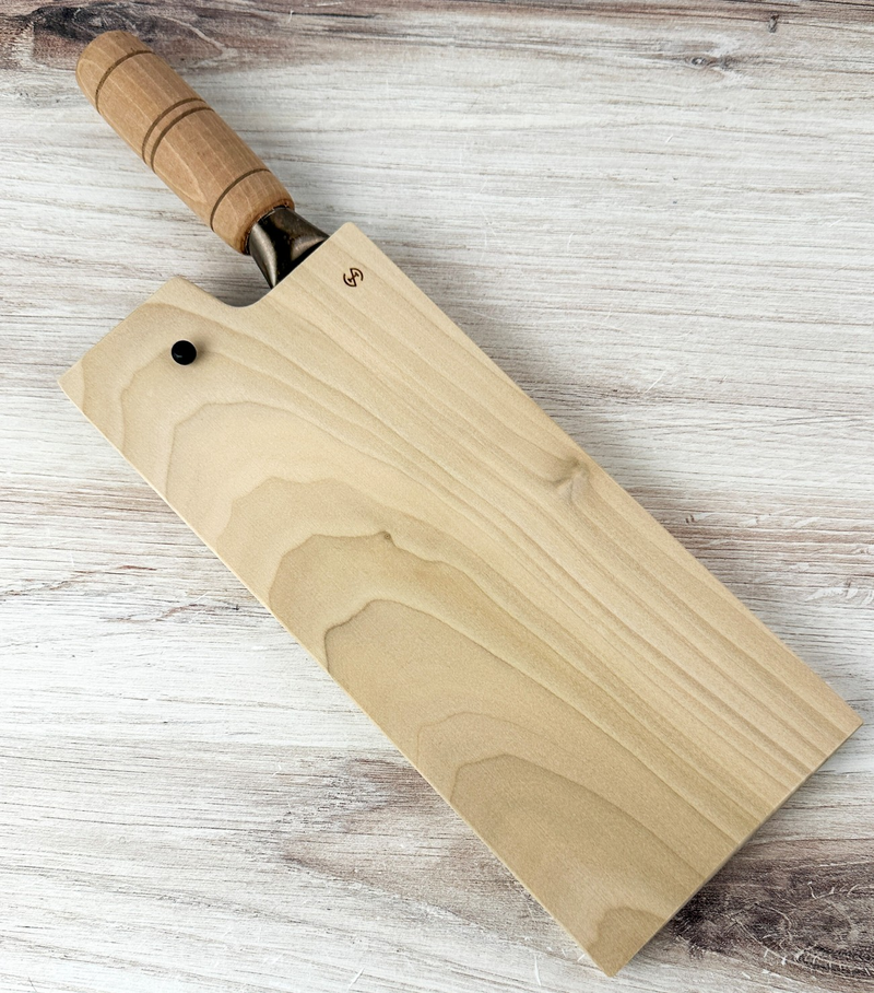 【しめじ】カプシエイト ナチュラ CKTG Cleaver Saya|Japanese Wooden Knife Sheath|CKTG