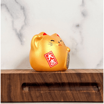 Feng Shui Gold Cat: Kotobuki Maneki Neko Charm