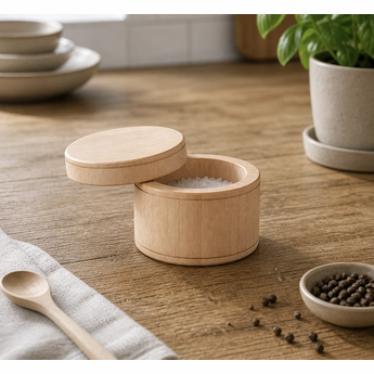 Fletchers' Mill Hardwood Salt Cellar