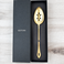 Gestura 01 Gold Slotted Spoon