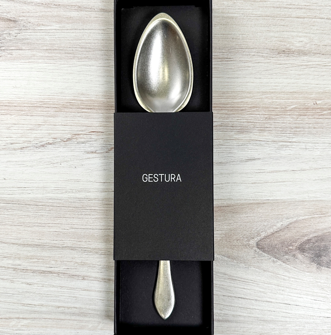 Gestura 01 Silver Spoon – 1 Tbsp Stainless Steel, Made in Japan