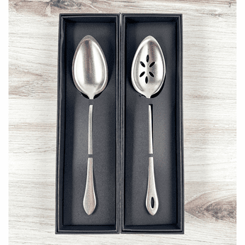 Gestura 2pc Silver Spoon Set - Dented Box