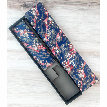 Japanese Knife Gift Box Blue Medium