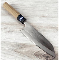 Visit Gihei Blue #2 Santoku 165mm Seconds