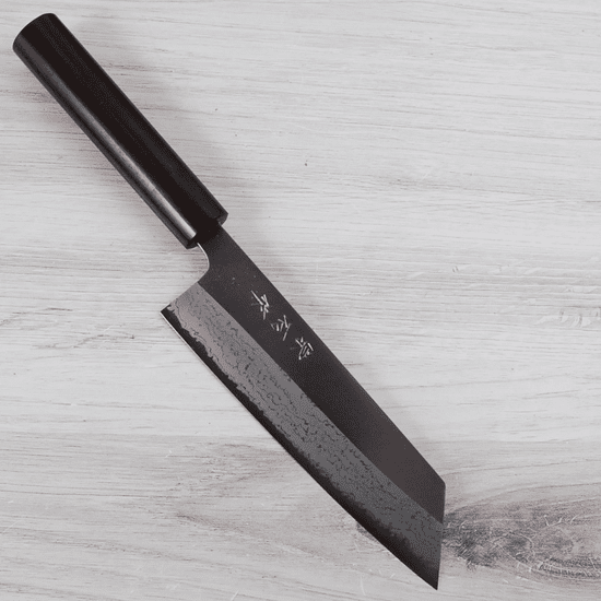 Harukaze Blue #2 Mune Damascus Bunka 165mm - Scratch on the Blade