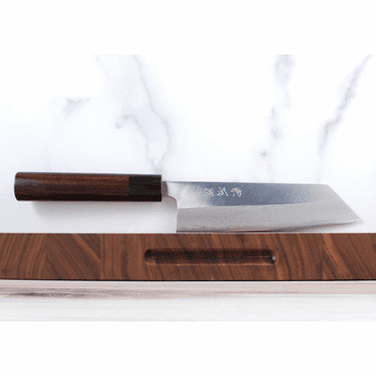 Harukaze Blue #2 Mune Damascus Bunka 165mm - Scratch on the Blade