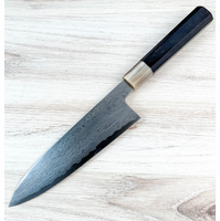 Visit Hatsukokoro Blue #1 Komorebi Damascus Santoku 185mm