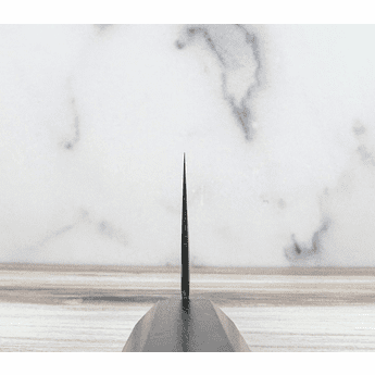 Hatsukokoro Ginrei Silver 3 Santoku 170mm