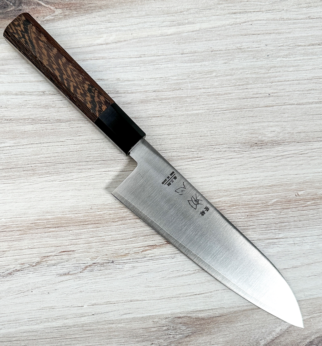 K☆1072 kuusan@ Hatsukokoro Hayabusa Ginsan Santoku 180mm|Ginsan|CKTG
