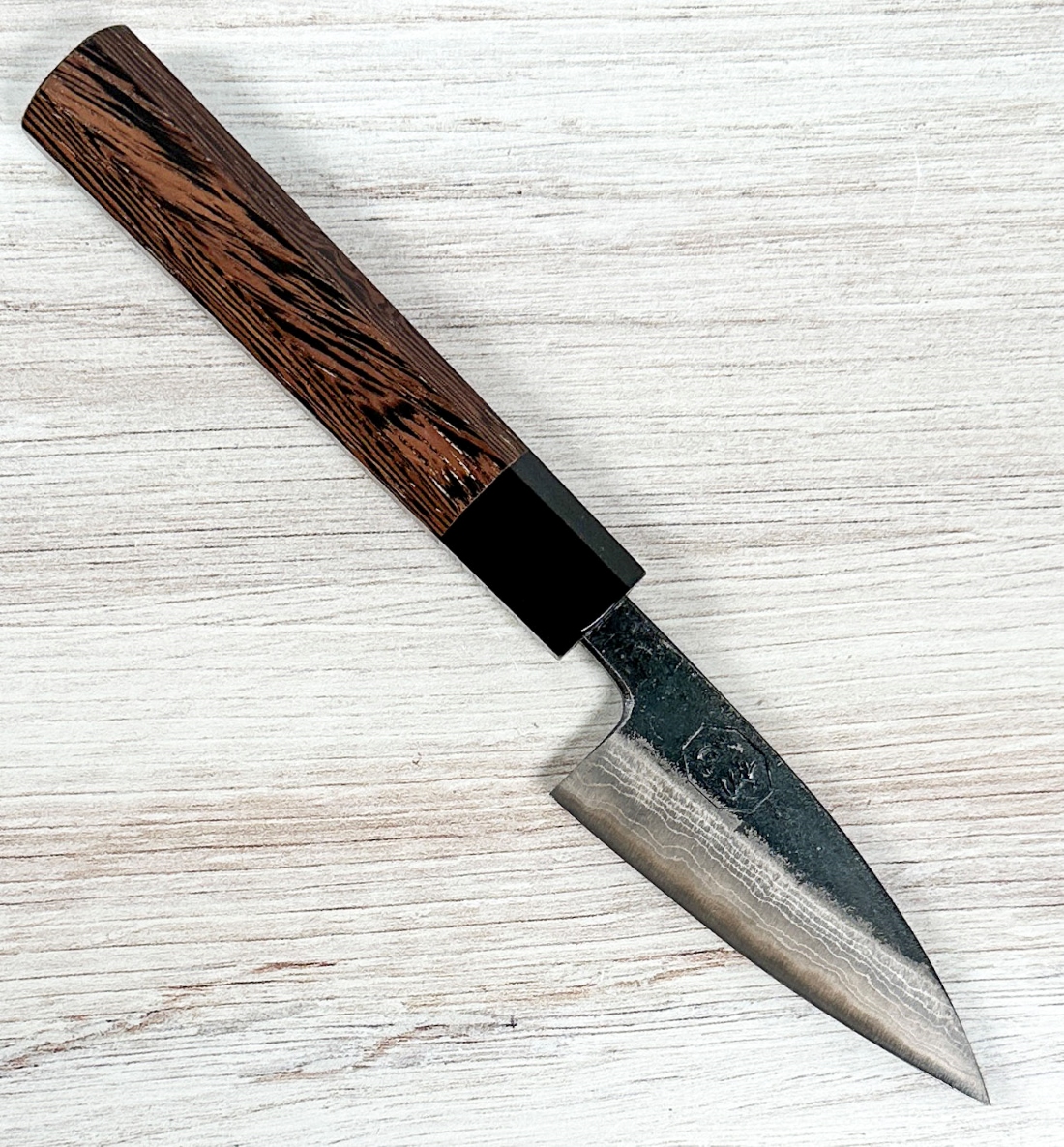 Hatsukokoro Kumokage Blue #2 Petty 80mm|Kurouchi Petty