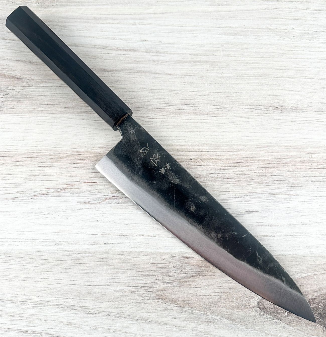 Hatsukokoro Kurogane Blue #2 Gyuto 210mm|Carbon Steel|CKTG