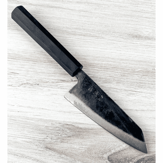 Hatsukokoro Kurogane Blue #2 Ko Bunka 80mm - Minor Kurouchi Finish Issue