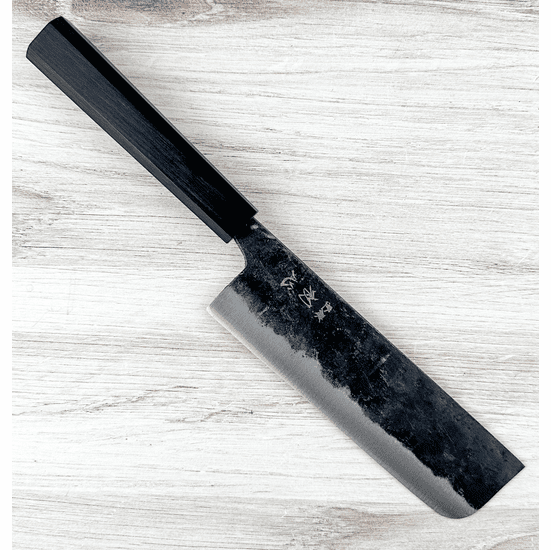 Hatsukokoro Kurogane Blue #2 Nakiri 165mm