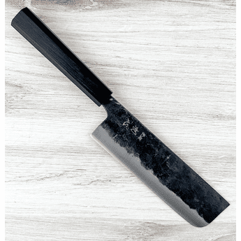 Hatsukokoro Kurogane Blue #2 Nakiri 165mm