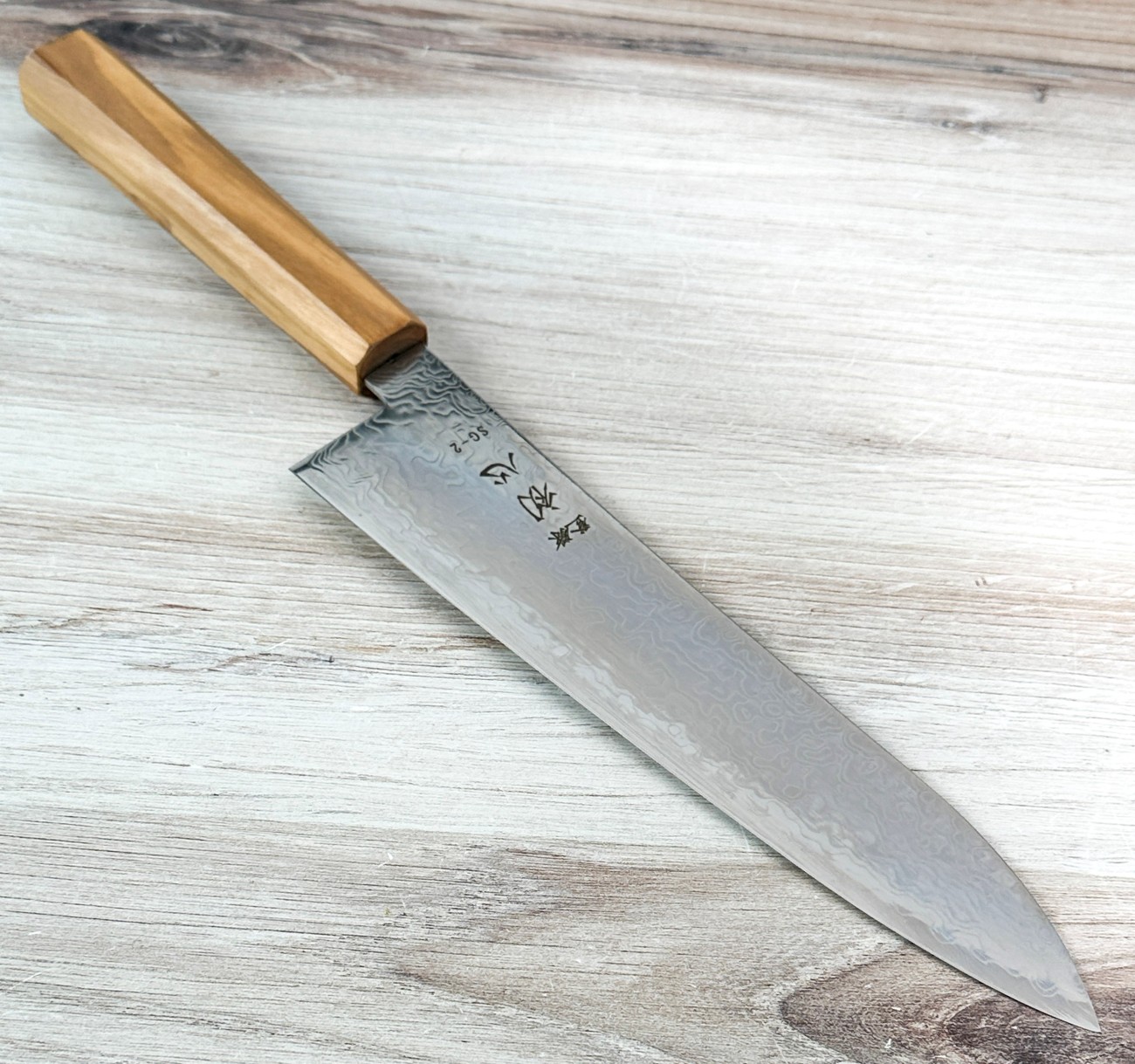 Hatsukokoro SG2 Damascus Gyuto 210mm