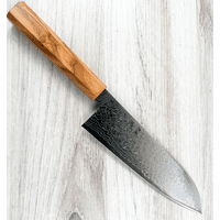 Visit Hatsukokoro SG2 Damascus Santoku 180mm
