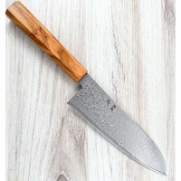 Visit Hatsukokoro Ryuhyo SG2 Migaki Damascus Santoku 180mm