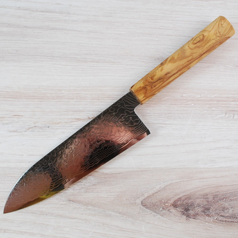 Hatsukokoro SG2 Damascus Santoku 180mm - Used and Returned