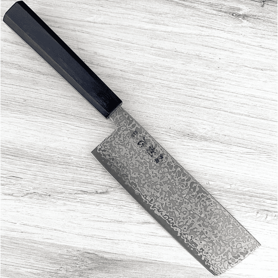 Hatsukokoro SLD Damascus Nakiri 160mm