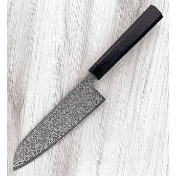 Hatsukokoro SLD Damascus Santoku 170mm