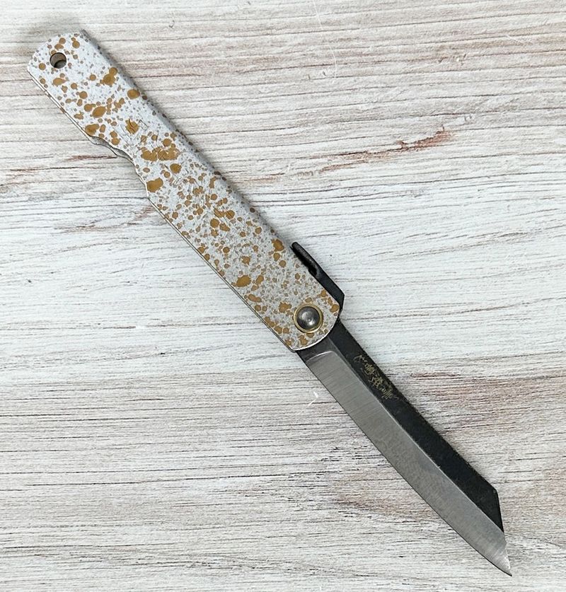 Higo Blue #2 Folder Speckled