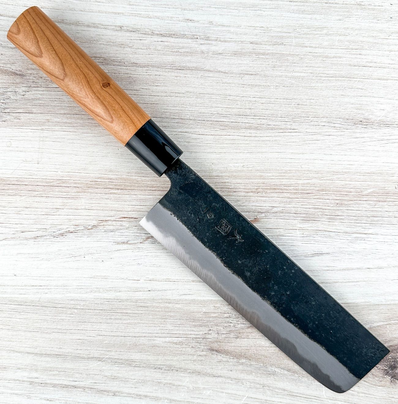 Hinokuni Shirogami #1 Nakiri 180mm|Kumamoto
